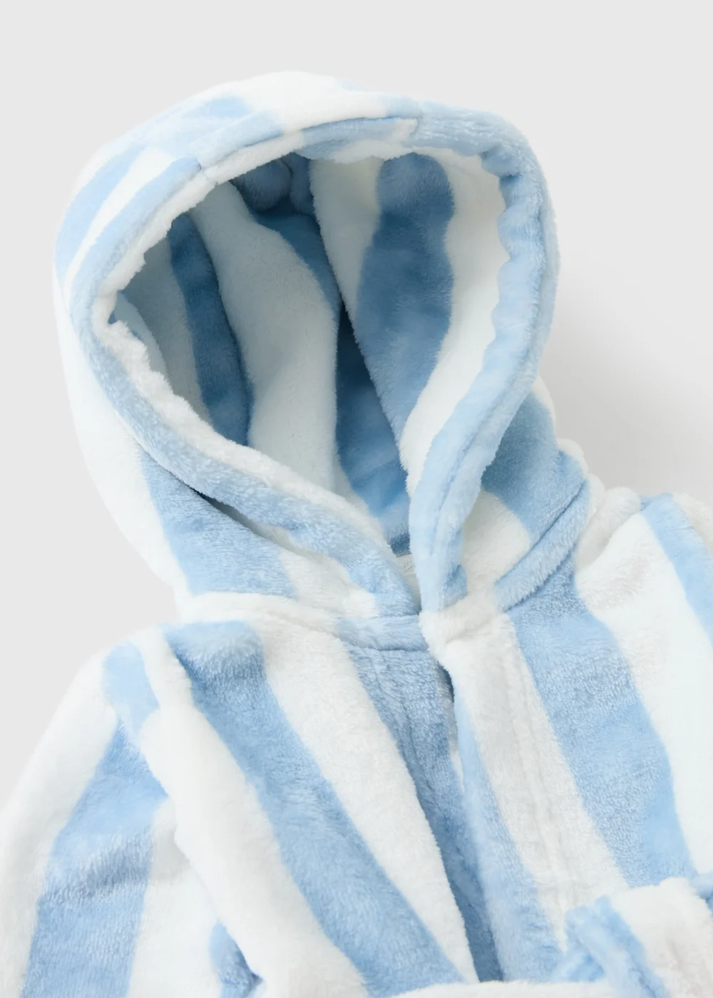 Baby Blue Striped Dressing Gown (0-36mths) - Up to 1 Month Image 2
