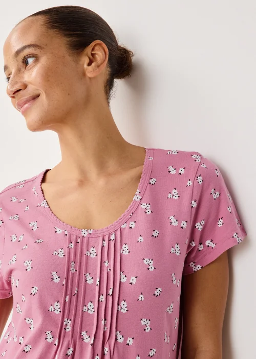 Pink Floral Nightie - XS Image 3