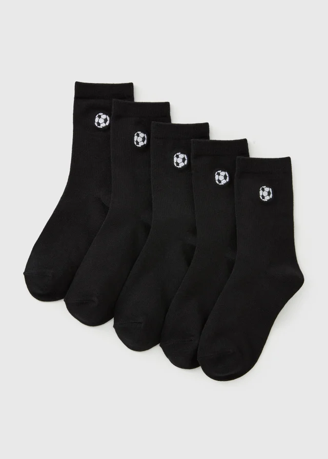 5 Pack Boys Football Socks (Younger 6 - Older 6)