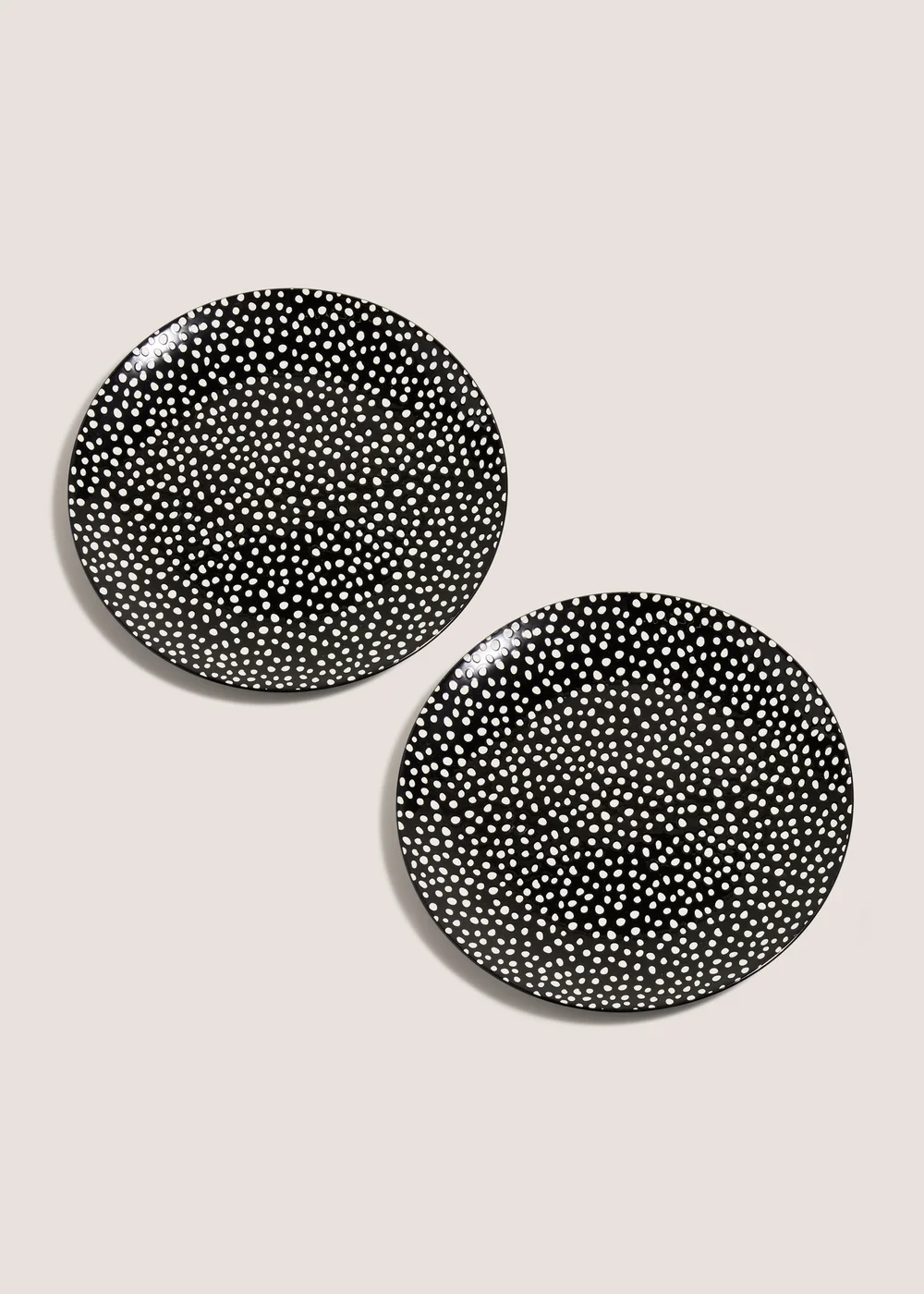 2 Pack Spotty Dinner Plates Image 1