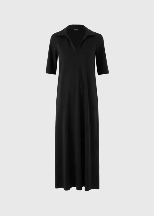 Black Polo T-Shirt Midaxi Dress - 8 Image 4