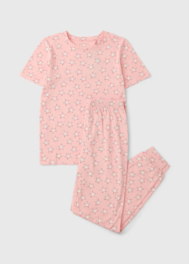 Pink Star Print Bundle Pyjama Set