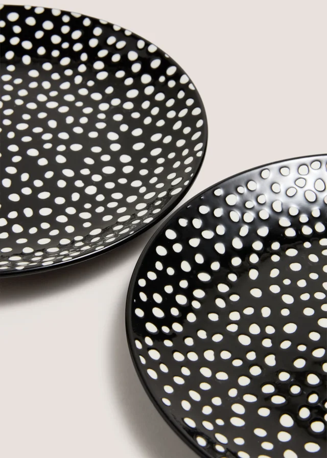 2 Pack Spotty Side Plates