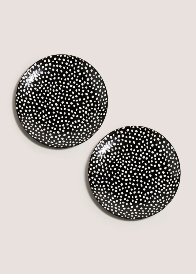 2 Pack Spotty Side Plates