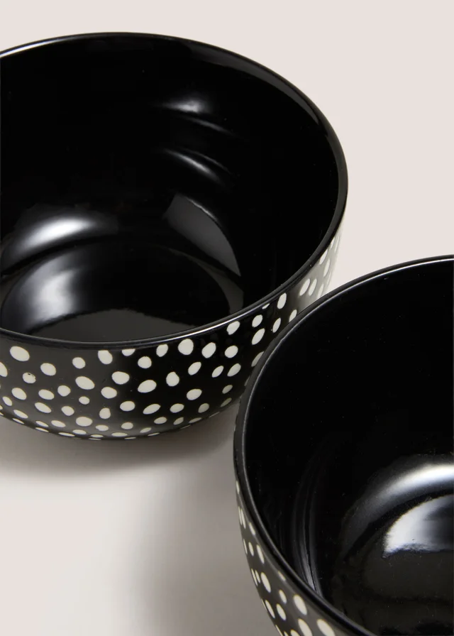 2 Pack Spotty Bowls