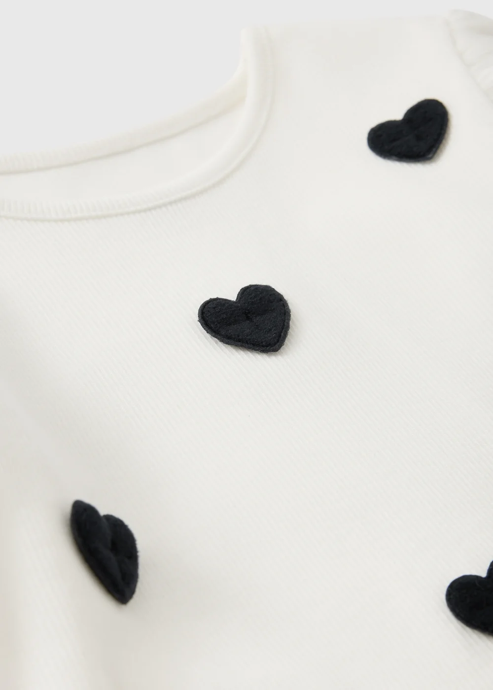Girls Black & White Long Sleeve Top & Puffball Skirt Set (1-8yrs) - 1-1.5 Yrs Image 2