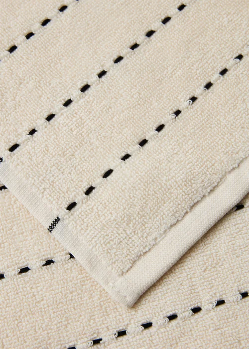 Mono Rib Stitch Hand Towel - Hand Towel Image 3
