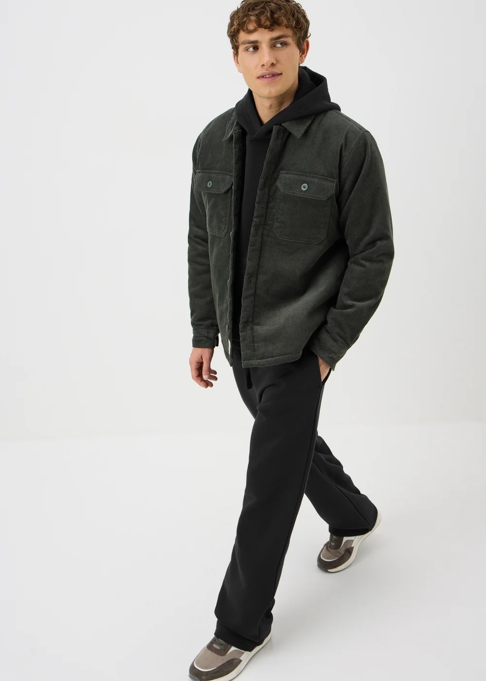 Black Relaxed Hoodie - S Image 2