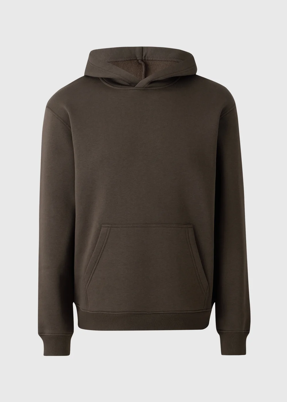 Brown Relaxed Co Ord Hoodie - S Image 4