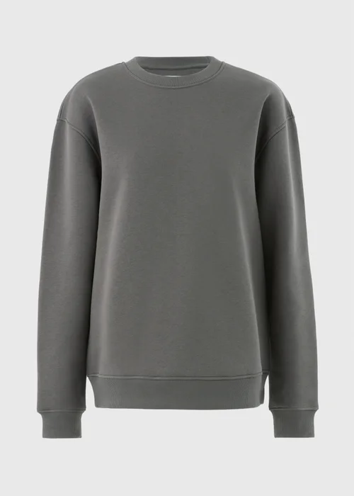 Grey Relaxed Crew Neck Sweatshirt - S Image 3