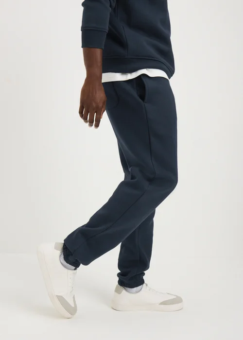 Navy Relaxed Cuff Co Ord Jogging Bottoms - XS Image 2