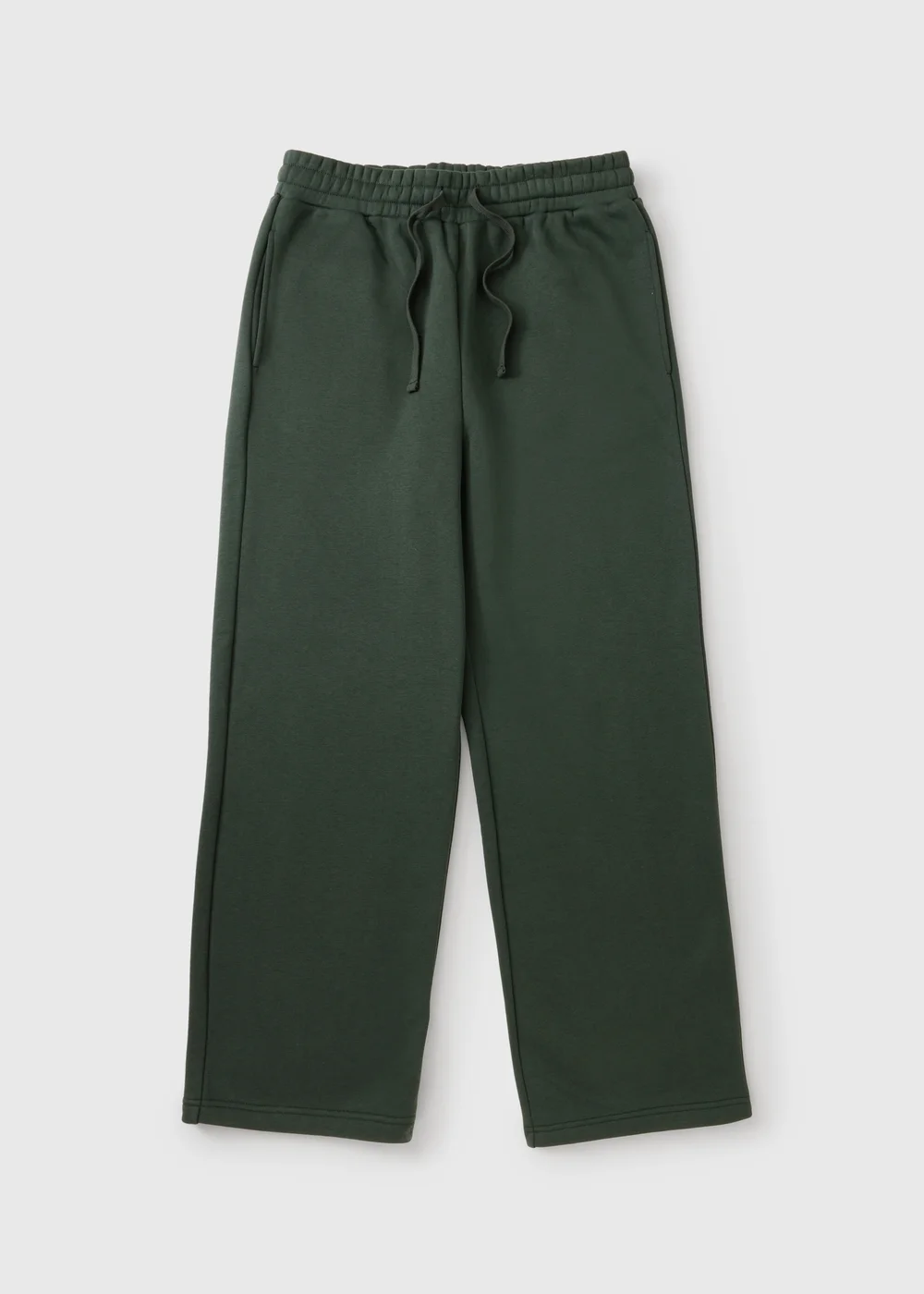 Green Relaxed Straight Co Ord Jogging Bottoms - XS Image 4