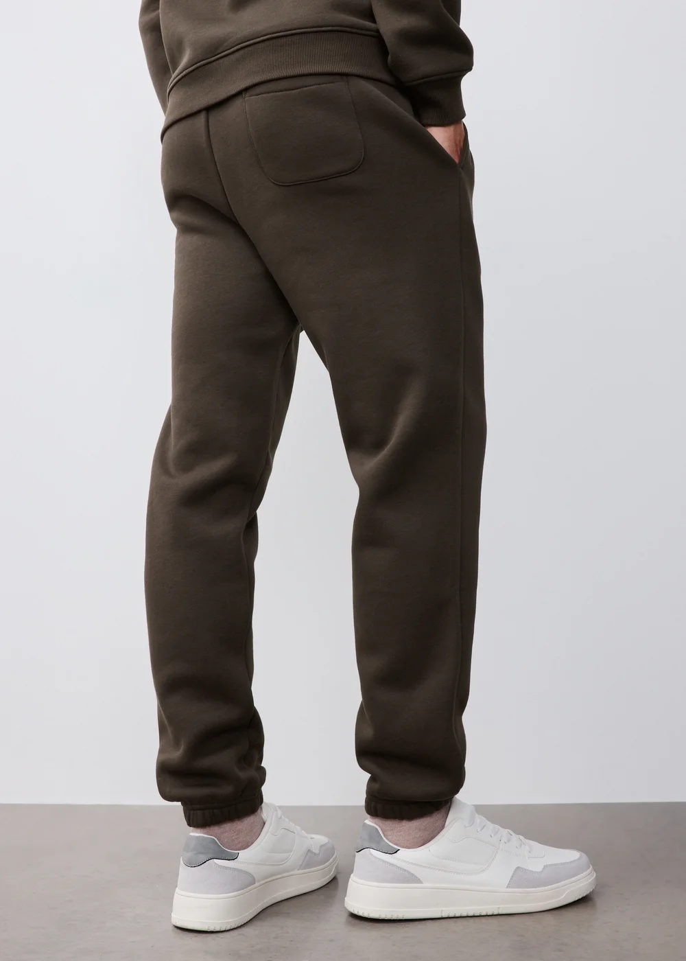 Brown Relaxed Cuffed Co Ord Jogging Bottoms - XS Image 2
