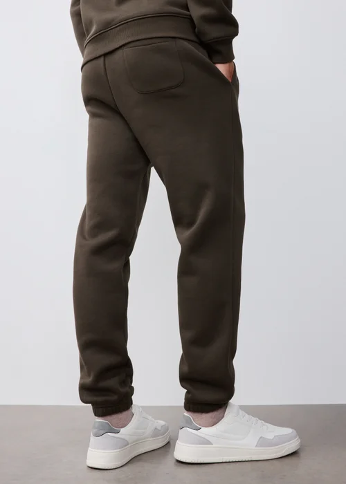 Brown Relaxed Cuffed Co Ord Jogging Bottoms - XS Image 2