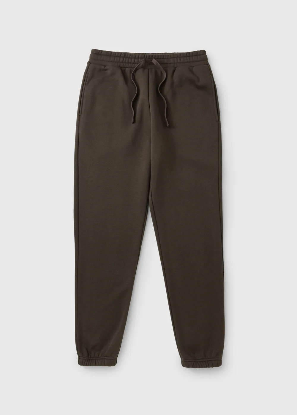 Brown Relaxed Cuffed Co Ord Jogging Bottoms - XS Image 4