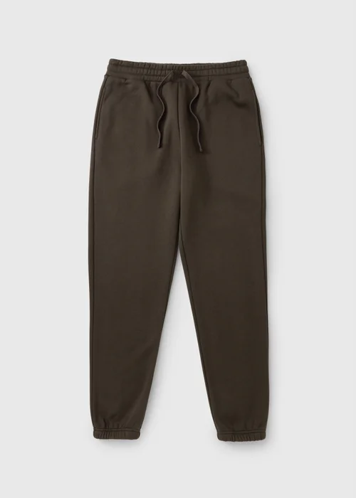 Brown Relaxed Cuffed Co Ord Jogging Bottoms - XS Image 4