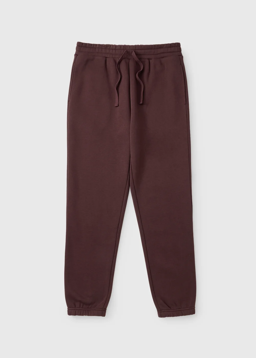 Burgundy Relaxed Cuffed Jogging Bottoms - XS Image 4