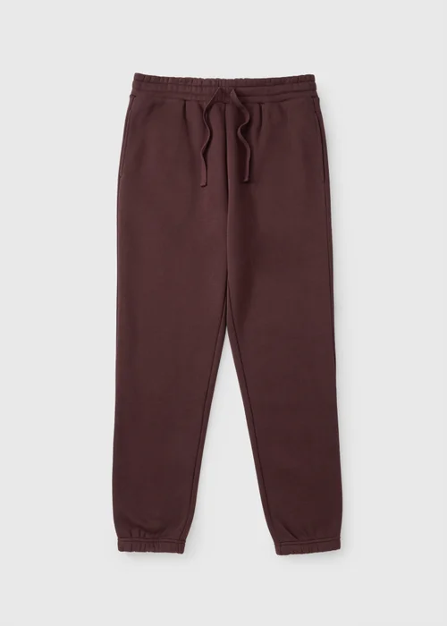 Burgundy Relaxed Cuffed Jogging Bottoms - XS Image 4