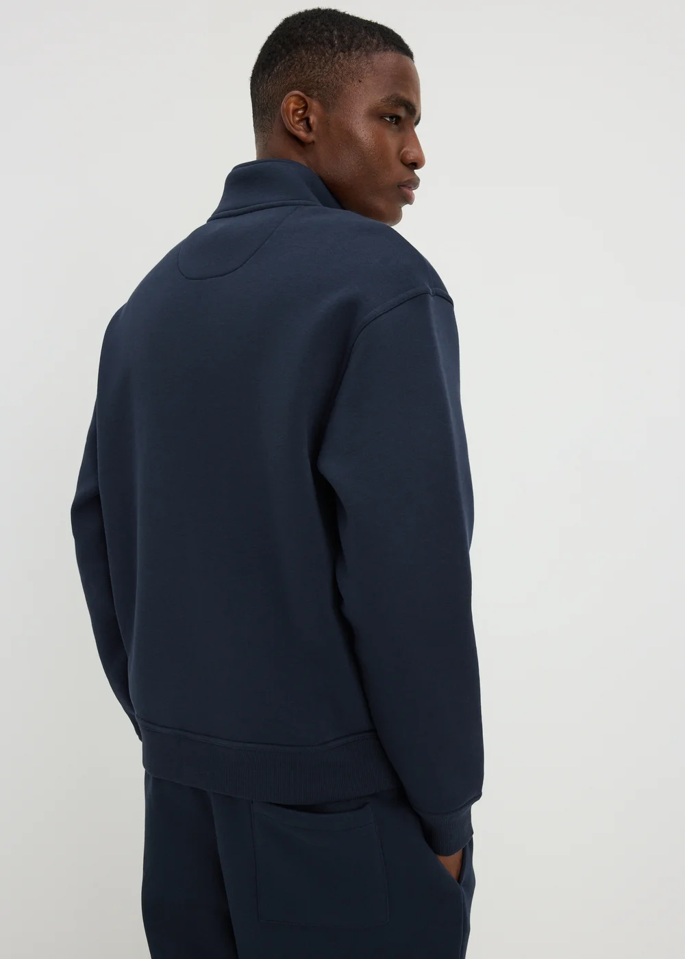Navy 1/2 Zip Jumper - S Image 2
