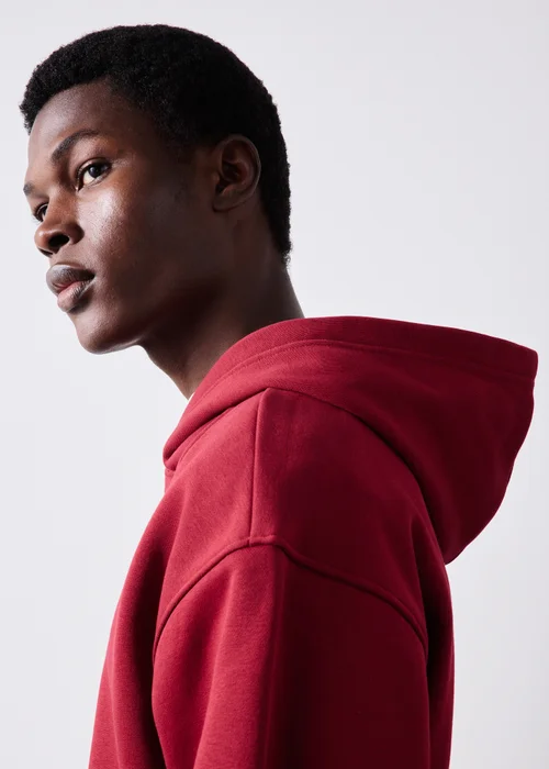 Red Relaxed Hoodie - S Image 4