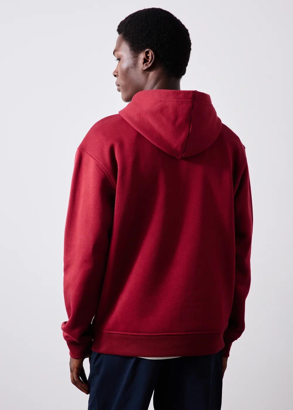 Red Relaxed Hoodie - S Image 3