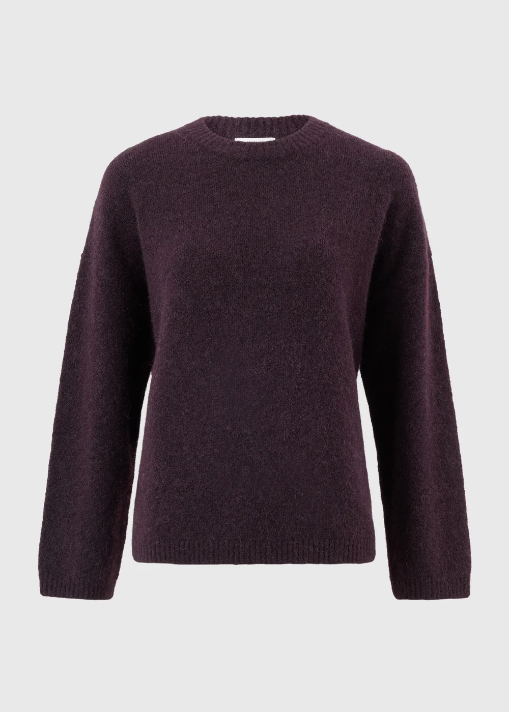 Plum Fluffy Jumper - S Image 4