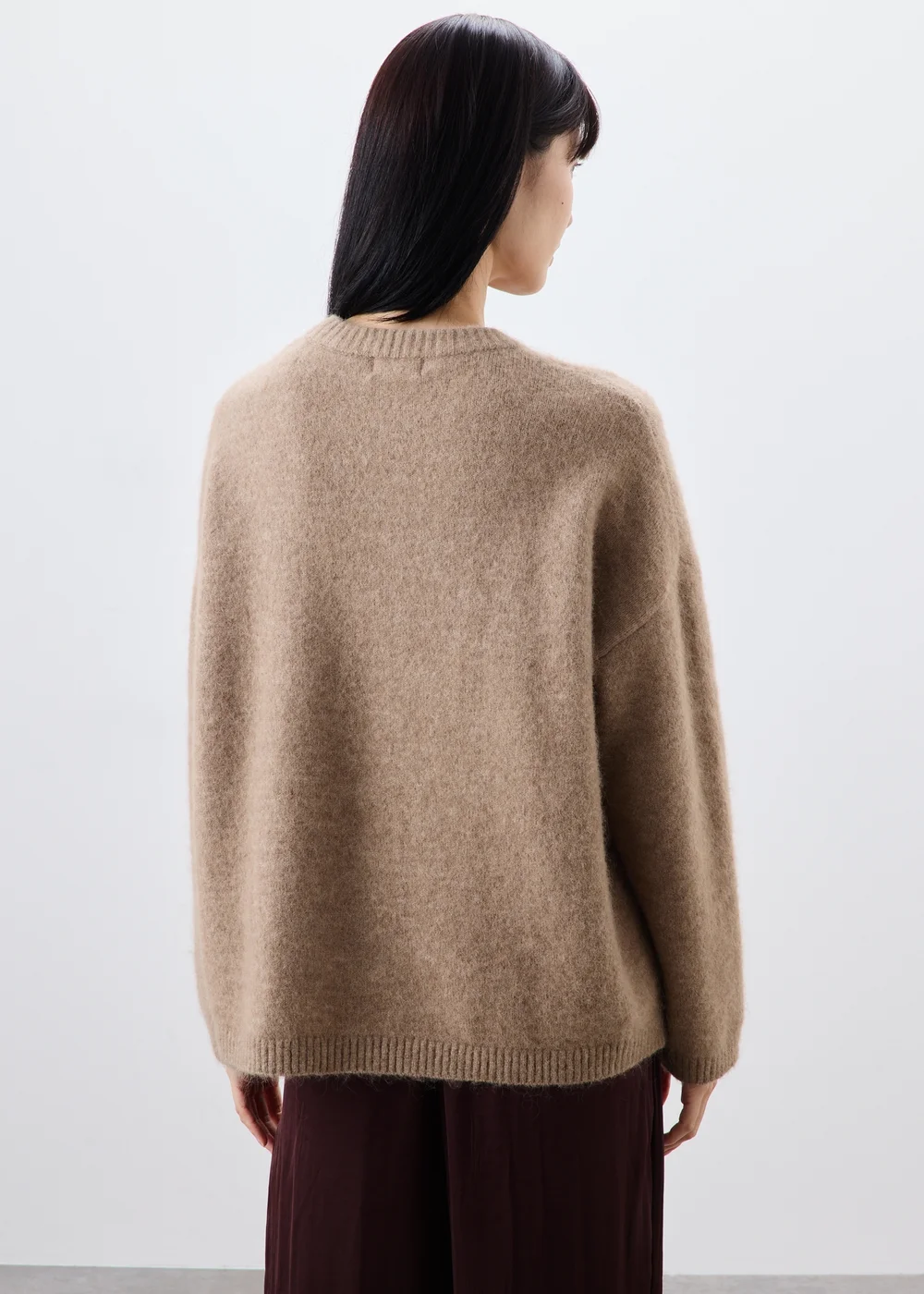 Oatmeal Fluffy Jumper - M Image 2