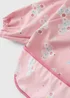 Baby Pink Birdie Coverall Bib - One Size Image 2