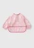 Baby Pink Birdie Coverall Bib - One Size Image 1