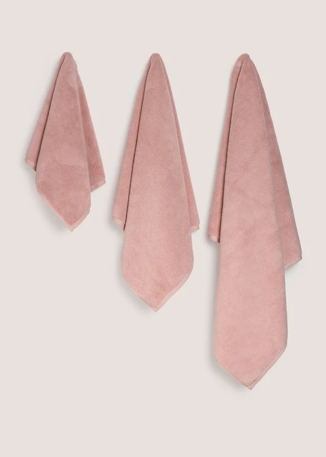 700gsm Luxury Zero Twist Mauve Towels
