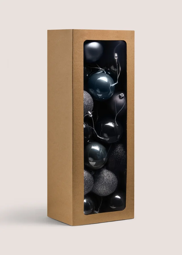 30 Pack Monochrome Bauble
