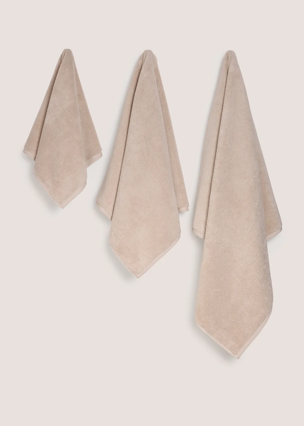 700gsm Luxury Zero Twist Stone Towels - Hand Towel Image 1