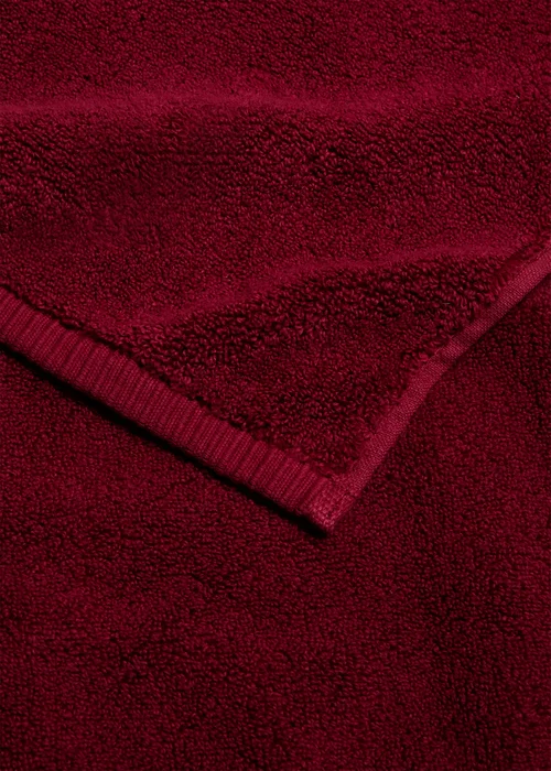 700gsm Luxury Zero Twist Burgundy Towels - Hand Towel Image 3
