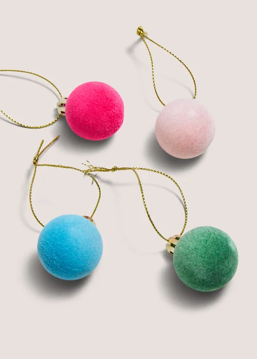 49 Pack Multi Colour Mini Baubles Image 2