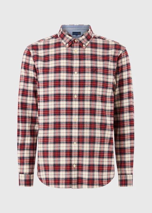 Lincoln Burgundy Check Shirt - S Image 3
