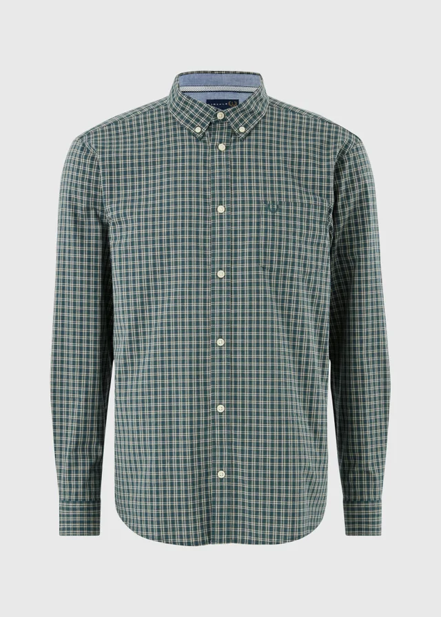 Lincoln Teal Checked Shirt