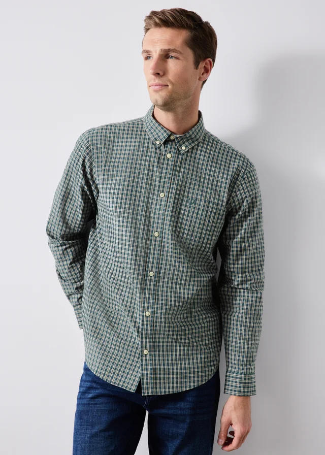 Lincoln Teal Checked Shirt