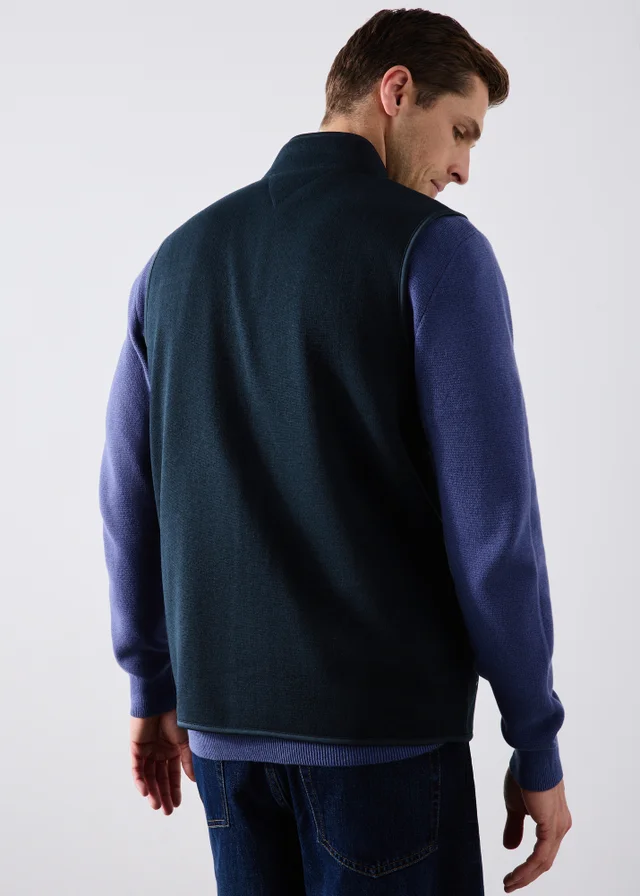 Lincoln Navy Fleece Gilet
