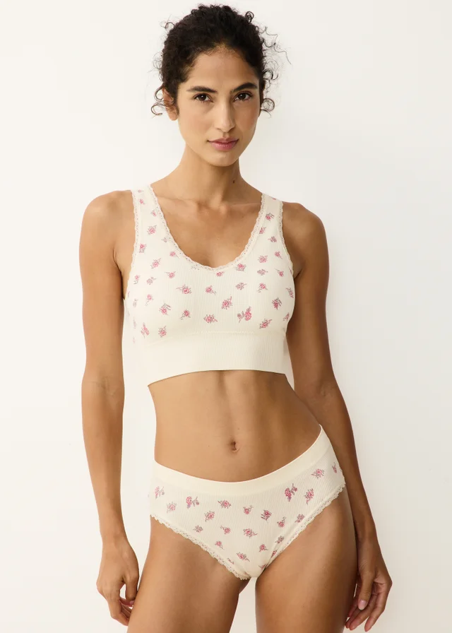 3 Pack Floral Midi Knickers