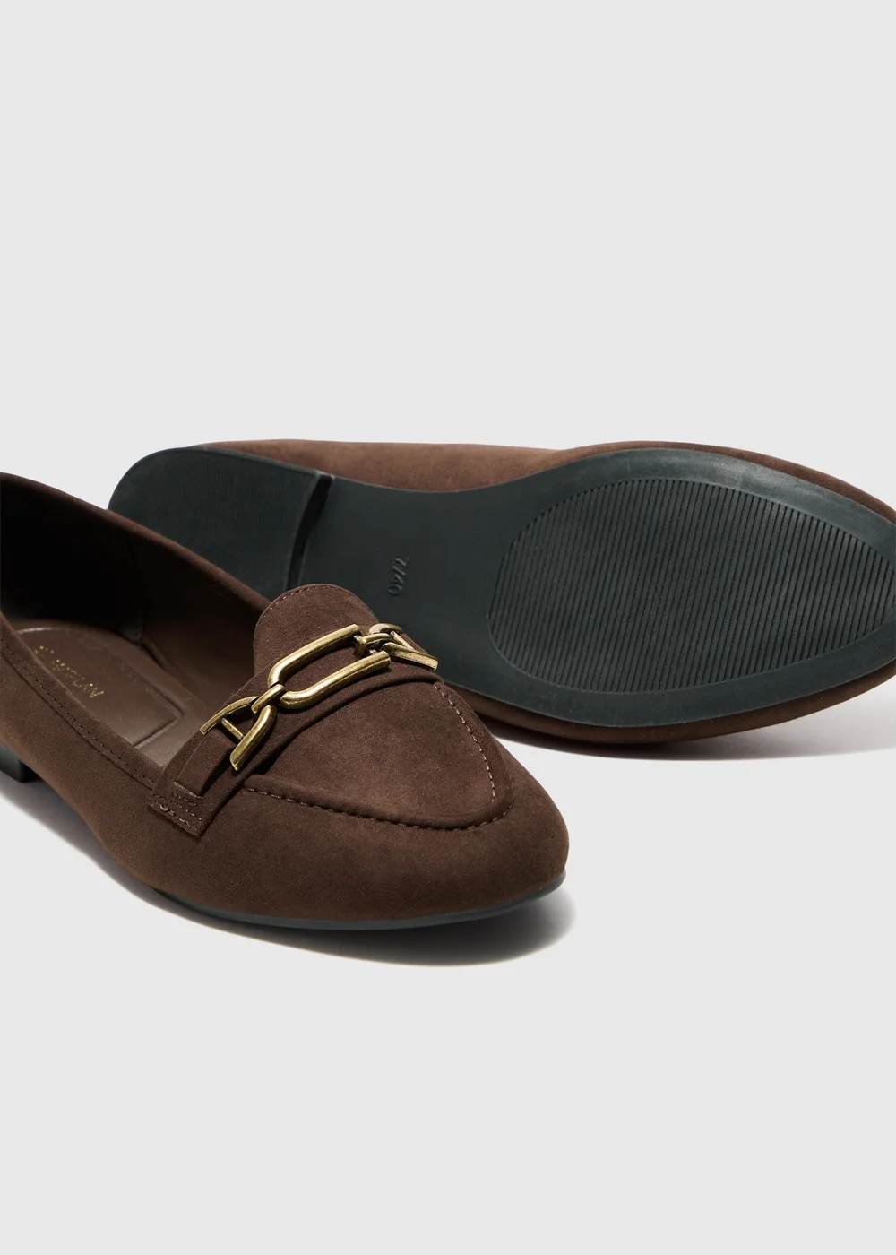 Chocolate Brown Detail Loafer - 3 Image 4