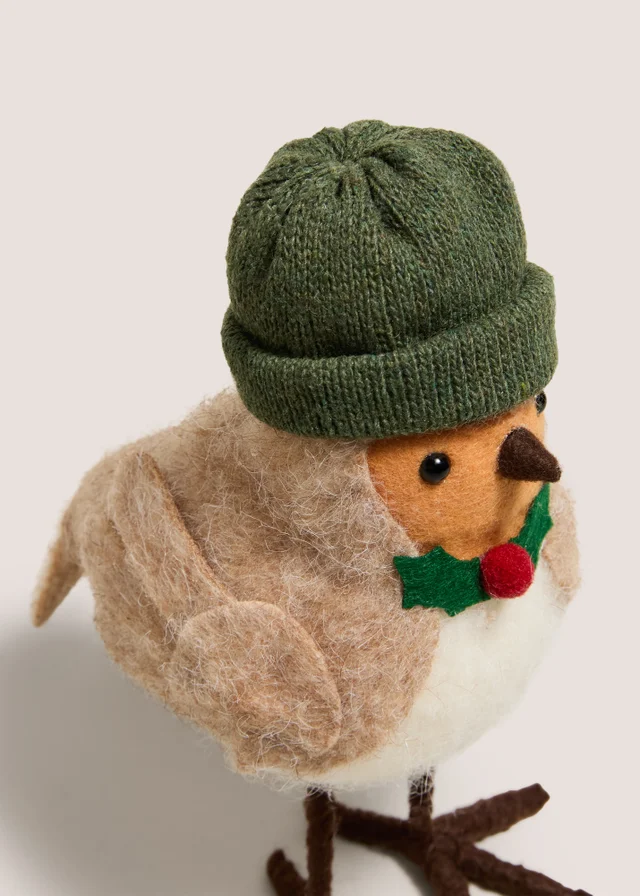 Felt Small Robin Decoration