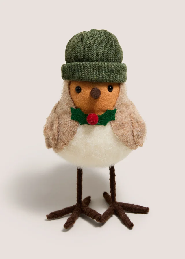 Felt Small Robin Decoration