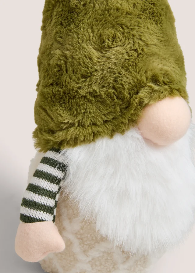 Large Green Striped Gnome