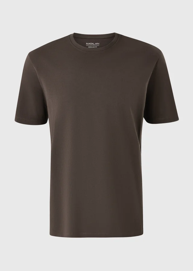 Brown Essential Crew Neck T-Shirt