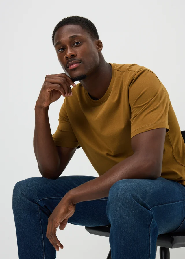Mustard Essential Crew Neck T-Shirt