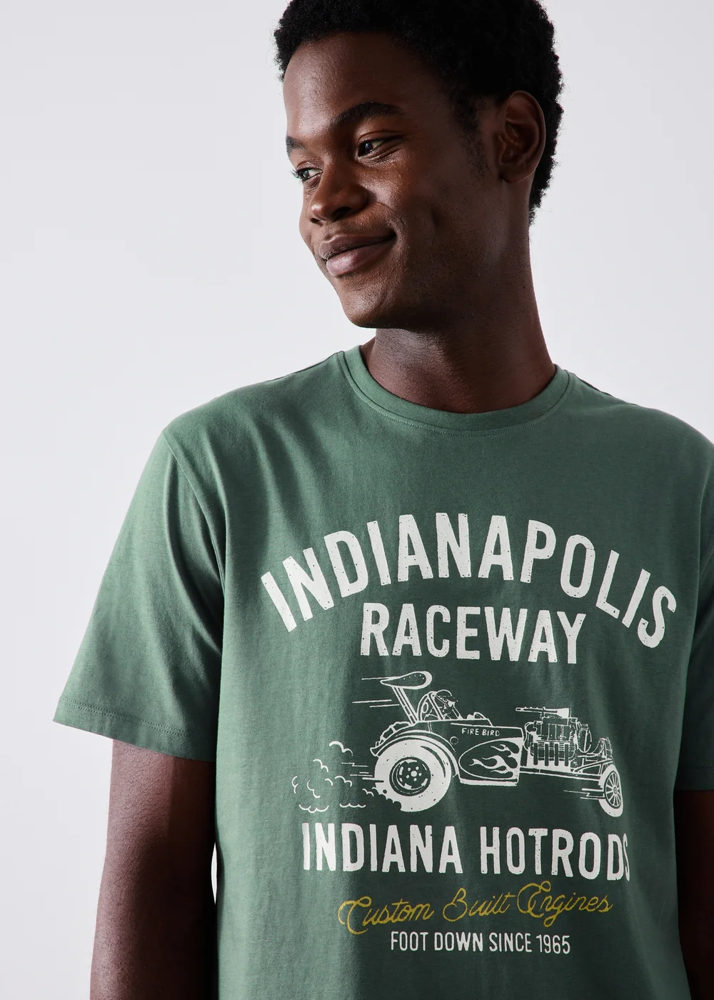 Green Indianapolis Raceway T-Shirt - M Image 2