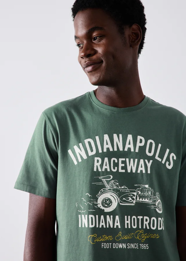 Green Indianapolis Raceway T-Shirt