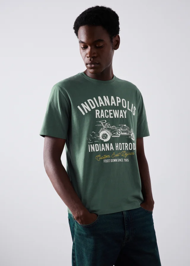 Green Indianapolis Raceway T-Shirt