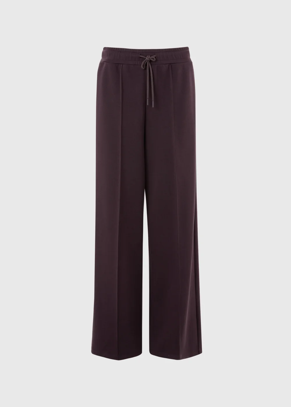 Souluxe Burgundy Wide Leg Jogging Bottoms - XS Image 1