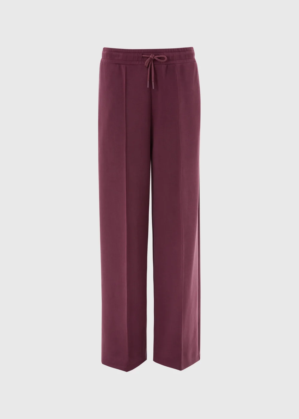 Burgundy Wide Leg Trousers - XS Image 5